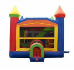 5-PART MULTI PLAY RAINBOW BOUNCE HOUSE SLIDE COMBO (2)