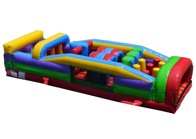 7-Element Retro Inflatable Obstacle Course (43)