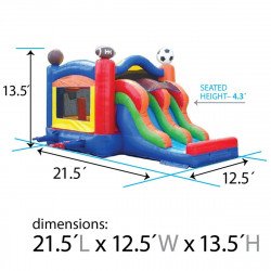 KIDS20SPORT20BOUNCE20HOUSE20DOUBLE20LANE20SLIDE20COMBO204 1667348668 KIDS SPORT Double Lane Slide Combo (19)