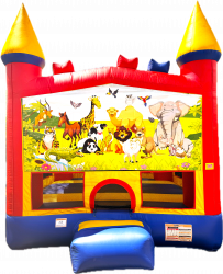 ANIMALS Themed Bounce House