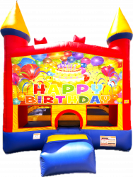 HAPPY BIRTHDAY Themed Bounce House