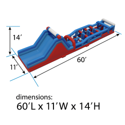 6020All american20rush20Obstacle20Course 1761280772 60' All-American Rush 2-Piece Obstacle Course (59)